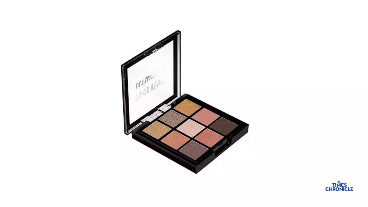 Swiss Beauty Ultimate 9 Pigmented Colors Eyeshadow Palette.